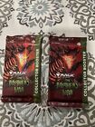 Magic The Gathering MTG Brothers War Collector Booster Pack Lot 2x New Sealed