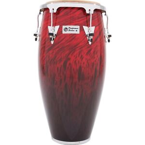 LP Performer Series Conga with Chrome Hardware 12.5 Inch Tumba Red Fade