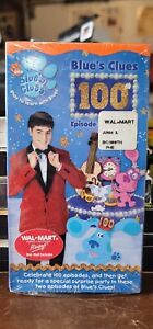 Blue's Clues 100th Episode Celebration Nick Jr VHS 2003 SEALED RARE Walmart Excl