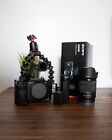 Sony A6400 and 18-135 f3.5-5.6 (w/ cage & handles)