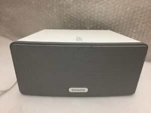 SONOS PLAY:3 Wireless White Speaker W/Power Cable
