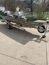 Used 14 ft Mirrocraft jon boat with Load Rite trailer for sale
