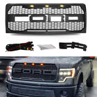 FRONT BUMPER GRILL HOOD GRILLE FOR FORD F150 F-150 2009-2014 BLACK RAPTOR STYLE (For: 2010 Ford F-150)