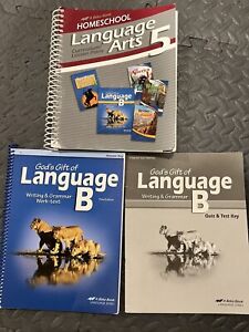 New ListingAbeka  5th grade language teacher’s books