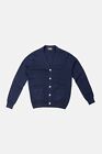 Subellotti Luxury Collection Lugano Cardigan Navy Pure Cashmere Made in Italy