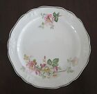 Taylor Smith Taylor China Bread Plate(s) Wild Briar Rose Embossed Platinum