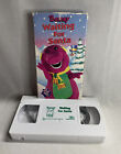 1992 Barney Waiting For Santa VHS Lyons Group Christmas Sing Along Songs Xmas