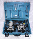 2002 Makita RF1101 Variable Speed Router + Plunge Router Base Case More 2 1/4 HP
