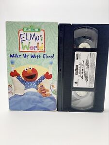 Elmo’s World: Wake Up With Elmo - VHS (2002, Sleeve, CC, Sony Wonder)