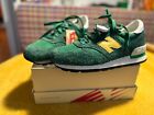 Size 12 - New Balance Teddy Santis x 990v1 Made in USA Green Gold, Sweet suede.
