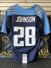 CHRIS JOHNSON SIGNED TENNESSEE TITANS JERSEY XL JSA CERTIFIED