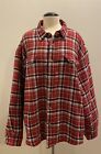 Wrangler Sherpa Lined Red Flannel Shirt Jacket Shacket 3XL