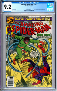 Amazing Spider-Man 157 CGC Graded 9.2 NM- Marvel Comics 1976