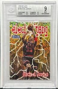 1998-99 Fleer Michael Jordan Electrifying #6 BGS 9 MINT Chicago Bulls