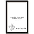 WallsThatSpeak Black Picture Frame for Puzzles, Posters, Photos, or Artwork