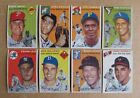 1954 TOPPS BASEBALL CARD SINGLES COMPLETE YOUR SET PICK CHOOSE UPDATED 4/22