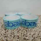 eBay Branded TURQUOISE Packaging Shipping Tape 4 ROLLS x 75 Yards ea. 2.0 Mil
