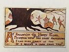 New ListingC.1910 HALLOWEEN F.A. OWEN Happy Elves Scampering, #852 Postcard