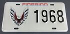 1968 Firebird License Plate