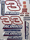 1/10 Scale R/C Racing Vinyl Decal/Sticker Sheet W/ Sponsor Stickers AC Delco #3