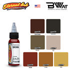 Eternal Tattoo Ink Brown Colors and Tones Individual Single Bottles 1/2 oz 15 ml