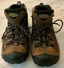 KEEN Targhee Mid Mens Size 7.5 Brown Waterproof Hiking Boots EXCELLENT CONDITION