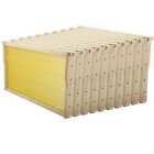Bee Hive Frames 10 Bee Foundation Deep Bee Hive Wax Foundation with Wire
