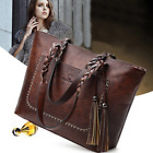 Fashion Women Faux Leather Handbags Tote Shoulder Bag Messenger Crossbody Purse