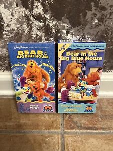 Bear in the Big Blue House - “dance Party!” & “picture Of Health” Lot X2 VHS