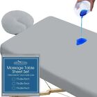 2- Piece Massage Table Cover Set Waterproof Soft Massage Table Sheets 28
