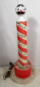 Vintage 1952 Playtex Home Hair Cutter Barber Pole Lighted Store Sign Display
