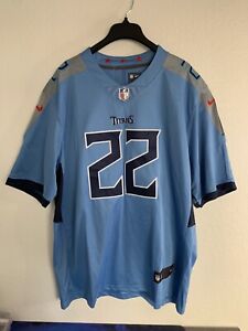 Men’s Tennessee Titans Derrick Henry #22 Nike Light Blue Game Jersey Size 2XL