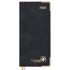 2 Year Pocket Calendar 2024-2025 Monthly Planner for Purse w/ Leather Hard Cover