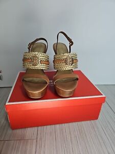 Coach Beatriz  Women’s Wedge Platform Sandal Shoes Size 8.5 M In Original Box