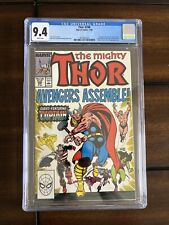 Thor 390 Vol 1 CGC 9.4 Captain America Lifts Mjolnir Avengers Sub-mariner 1988