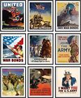 97 Decor Vintage WW2 Poster - WW2 Memorabilia, World War 2 Gifts for Men, Milita
