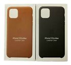 Authentic Apple Leather Case for Apple iPhone 11 Pro Max (6.5inch) Black