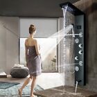 LED Shower Panel Tower Rain & Waterfall Massage Body Jets System Stainless Steel