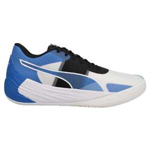 Puma Fusion Nitro Team Basketball  Mens White Sneakers Athletic Shoes 37703503