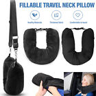 Fillable Travel Neck Pillow Stuffable Neck Bag Pillow Pillowcase Storage Bag
