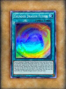 Yugioh Thunder Dragon Fusion MP19-EN199 Super Rare 1st Ed NM