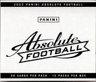 PANINI ABSOLUTE 2022 NFL FOOTBALL CELLO FAT PACK (12 SEALED PACK) BOX FREE SHIP