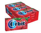 ORBIT Strawberry Sugar Free Chewing Gum, 14 pieces, (12 Pack)
