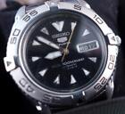 Sporty, Chunky Large Size 40mm Black Dial Seiko 5 7S26A Day/Date Men's Auto