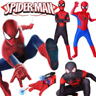 Spider-Man Costume Superhero Miles Halloween Cosplay Jumpsuit Kids Boys Bodysuit