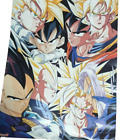 RARE! Dragon Ball Z B2 size 90's Poster Toei Animation Goku/Vegeta/Gohan/Trunks
