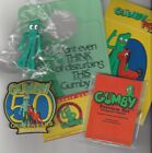 Gumby Kids Party Favor Stocking Stuffer Assortment 6 Items Bendable + Sticker +