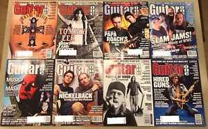 Guitar One Magazine Lot of 15 - (2002-05) Van Halen, Tenacious D, Papa Roach