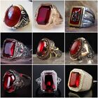 925 Silver Vintage Rings Women Men Cubic Zircon Jewelry Party Band Gifts Sz 6-13