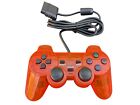 Controller for PS2 Wired Blue Red  US Seller